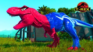 🔴Hunting found Jurassic World evolution 2❗ Trex Stegosaurus Allosaurus Indominusrex Indoraptor [upl. by Enyak]