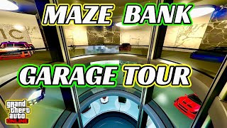 MAZE BANK WEST GARAGE TOUR  GTA ONLINE [upl. by Venditti65]