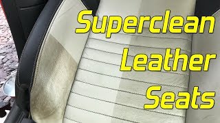 How To Superclean Leather Seats [upl. by Oderfodog]