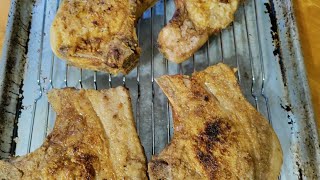 Frying Pork Chops Ive never done this [upl. by Howund176]