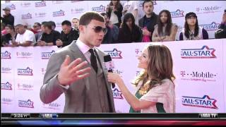 Blake Griffin 2011 All Star Game Magenta Carpet Interview [upl. by Enyamart]