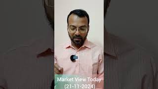 Market View Today 21112024 stockmarket banknifty nifty trading intraday [upl. by Assiren]