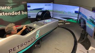 F1 Simulator Challenge Petronas  Fiera Agrotica [upl. by Cichocki]