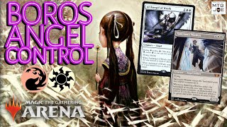 Magic Arena Boros Angel Control in MTG Standard Best of One [upl. by Jeffy]