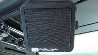 MFJ ClearTone External Speaker Model MFJ281  Review  AF5DN [upl. by Nalliuq]