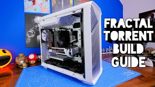 Fractal Design Torrent white build and installation guide [upl. by Neile]