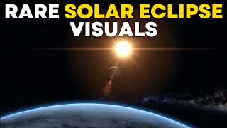 Total Solar Eclipse LIVE Stunning Visuals Of Eclipse Through Eyes of NASA Telescope  NASA LIVE [upl. by Darreg180]