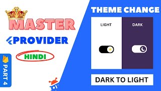 Theme Change in Flutter With Provider  Provider part 4  flutterhero [upl. by Gwyn]