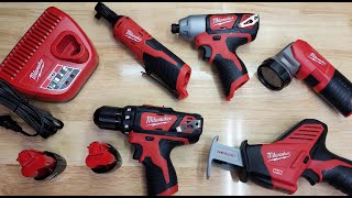 Milwaukee M12  5 Tool Combo Kit [upl. by Essirahc295]