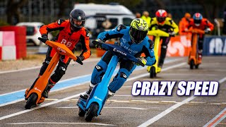 Fastest Track Racing Electric Scooter in the World Helbiz Tech [upl. by Haniraz]