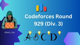 Codeforces 929 Div 3  A BC D solved codeforcessolutions cpp [upl. by Meekah]