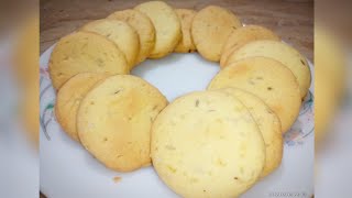 Zeera Biscuit Recipe  Zeera Biscuit Without Oven  Cumin Cookies Recipe [upl. by Jevon19]