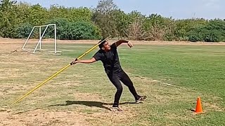 Javelin Throw training session for beginners in slow motion NeerajChopra1 javelin [upl. by Willa]