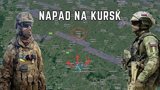 Rusko ukrajinski ratIznenadni napad Ukrajinca na Kursku oblast [upl. by Enived731]