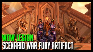 Wow Legion  Scénario armes prodigieuses Guerrier Fureur  Hoos Gaming [upl. by Avad178]