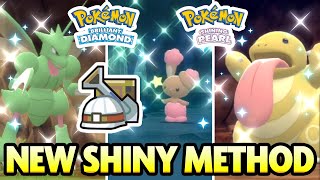 The NEW SHINY METHOD How to Get SHINY POKEMON in the UNDERGROUND in Pokemon BDSP [upl. by Folberth645]