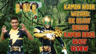 Kamen Rider Wizard  DX Beast Driver Kamen Rider Beast Review [upl. by Howlend]