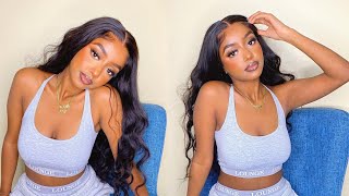 The TRUTH About Unice Hair  Honest Review amp 5X5 HD Lace Wig Install [upl. by Leamiba129]