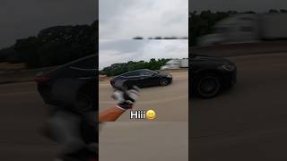 Highway crush literally funny viralvideo motorcycle biker [upl. by Xineohp53]