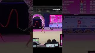 Nicole Liauta AIN Belarus Ribbon 2024 AEON CUP TOKYO September 29 rhythmicgymnastics [upl. by Normi]