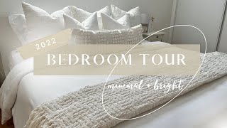 Room Tour 2022  Bedroom Decor Inspo  Cozy Neutral Bright [upl. by Aram471]