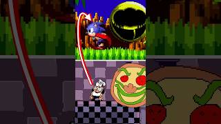 Pizza Tower and Sonic 1 HAVE SWITCHED ROLES ⏰ Escape the Zone ⏰ Sonic Forever mods Shorts [upl. by Suzanne]