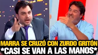 MARRA SE CRUZÓ MAL CON ZURDO GRITÓN CASI SE VAN A LAS MANOS [upl. by Kendy]