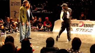 JUSTE DEBOUT 2012 Rhythmalism vs Zetton [upl. by Ennaitak]