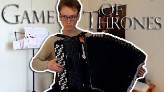 Game of Thrones  Opening theme  Générique Accordion Cover [upl. by Apeed]