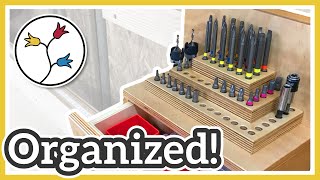 SCREW BIT ORGANIZER – Simple and useful screw bit pyramid [upl. by Llemej]