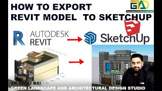 HOW TO EXPORT REVIT MODEL TO SKETCHUP REVIT TIPS AND TRICKS [upl. by Mairym188]