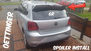 VW Polo 6r6c Spoiler Install [upl. by Niki]