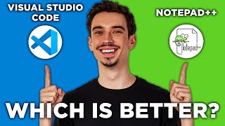 Visual Studio Code vs Notepad Which is better 2024 [upl. by Laumas]