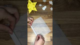 Faltsterne 🌟 diy basteln bastelnmitpapier papierstern weihnachtsdeko geschenk dekoration [upl. by Cha]