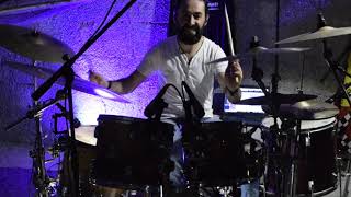 Eros Ramazzotti  LOmbra del Gigante live  drum coer [upl. by Zetrok]