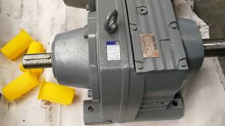 GR series High torque Low rpm Helical Geared Motor Gearbox Speed reducer [upl. by Ennairrac]