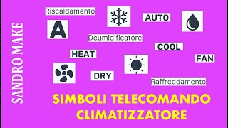 simboli telecomando condizionatore [upl. by Yror]