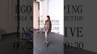 EGO TRIPPING 2024 WINTER COLLECTION INSTA LIVEのお知らせshorts [upl. by Ikkim]