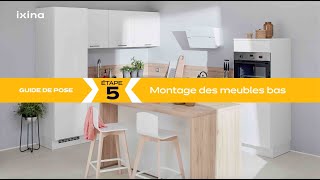 Comment monter un meuble bas de cuisine  Étape 5 [upl. by Nylodam]