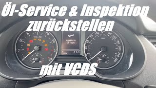 Skoda Octavia 3 5E Service und Inspektion zurückstellen mit VCDS  ServiceReset Deutsch [upl. by Ahsercal]