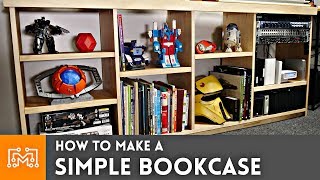 How to Make a Simple Bookcase  I Like To Make Stuff [upl. by Erich524]