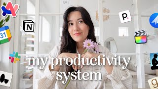 👩🏻‍💻 My Productivity System  How I Get Things Done amp My Favorite Apps [upl. by Oaks]