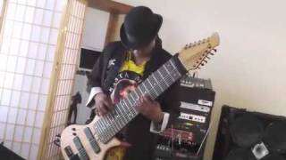 Ricky Wade playing quotHideawayquot cover on Warr Guitar [upl. by Salomo]