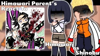 Himawari Parents React To Himawari as Shinobu Kocho GachaClub Part 1 [upl. by Cord]