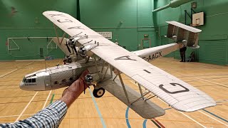 The Handley Page HP42 indoor flying model [upl. by Len418]