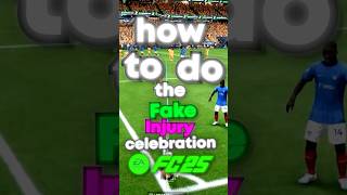 How to do the Fake Injury celebration in EA FC 25football eafc25 ultimateteam [upl. by Enilada]