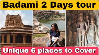 Badami 6 Places to cover in 2 days  Badami Cave temples tour in hindi  Pattadakal and Aihole [upl. by Llennoj935]