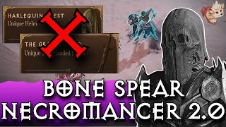 Bone Spear Necro Abattoir of Zir Setup  No Ubers Needed Build Guide [upl. by Itra916]