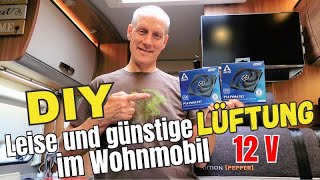 DIY LÜFTUNG 12 V fürs Wohnmobil Heki  leise und günstig 💨 Matzes neustes Bastelprojekt 🧡 VLOG151 [upl. by Stambaugh]