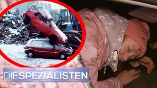 Saskia im Auto eingeklemmt Auto fällt vom Kran auf Auto  Oliver Dreier  Die Spezialisten  SAT1 [upl. by Kial]